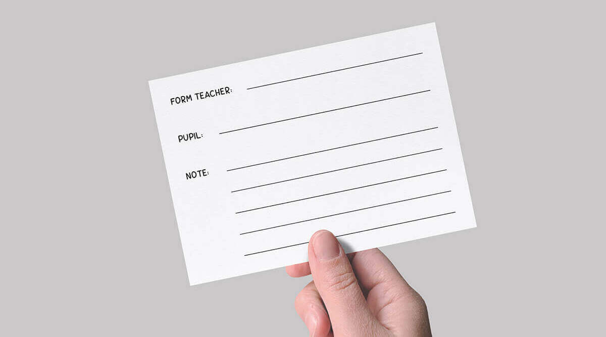 School Encouragement Cards